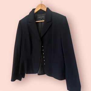 Women's Isabella De Marco Blazer, Size 14, Black